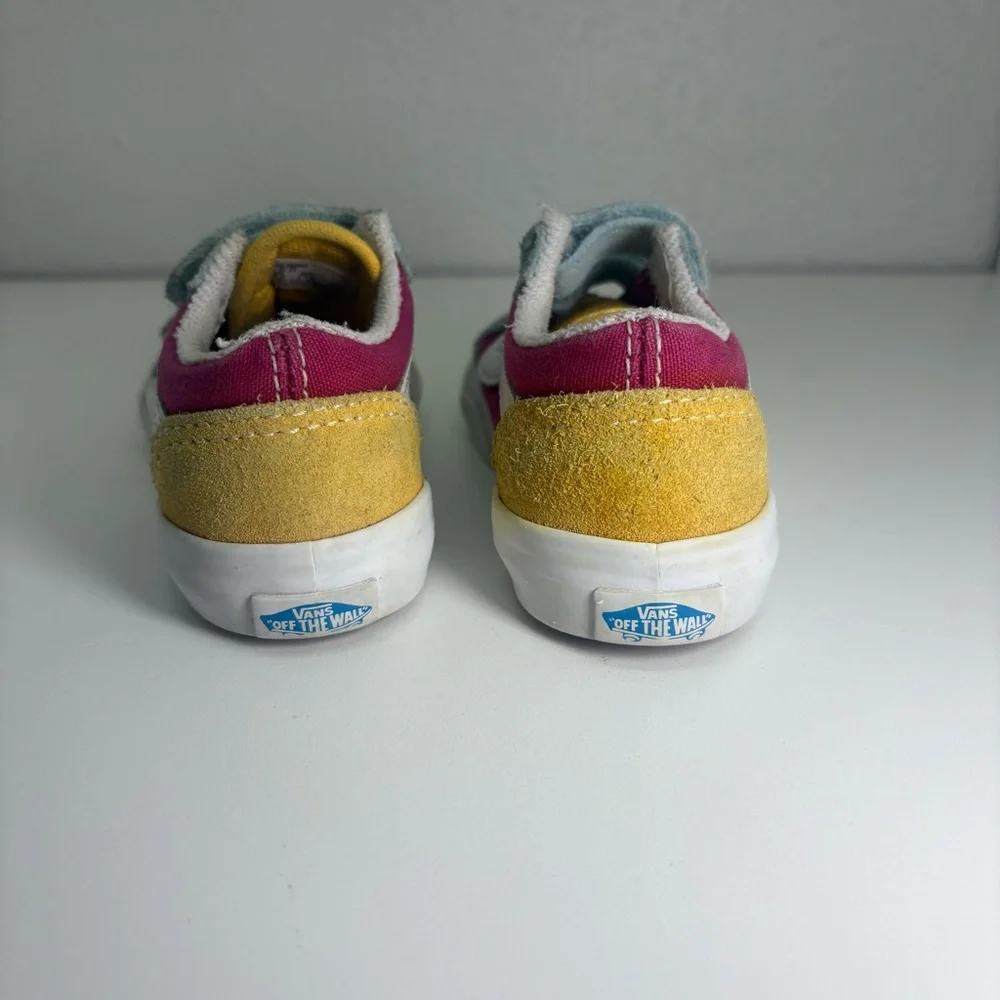 Vans Sneakers Kids Toddler 5 New Old Skool Retro Rainbow Active Casual Shoes - Picture 5 of 7